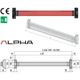 CISA Alpha Touch Panic Exit Device Art. 5M816
