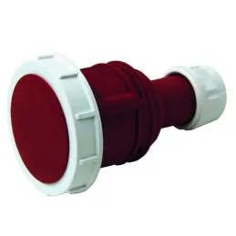 Presa industriale CEE 400V 3P+ T IP67 16A Rossa 8224