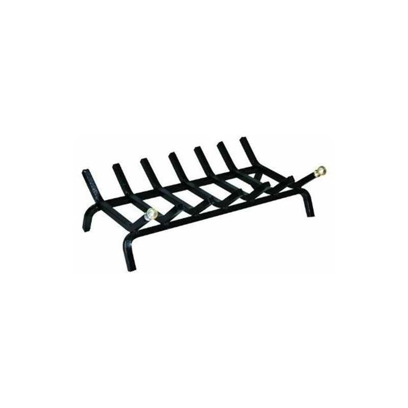 Log holder grid for rectangular fireplace 55x35x16H