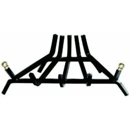 Griglia portalegna per camino triangolare 45x34x16H