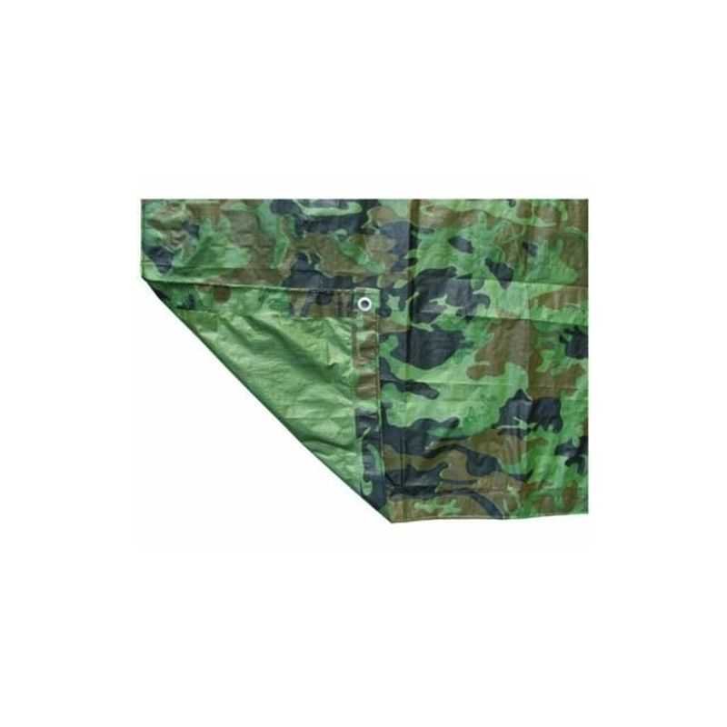 Camouflaged tarpaulin