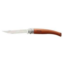 Stainless steel Opinel Virobloc knife with Bubinga handle