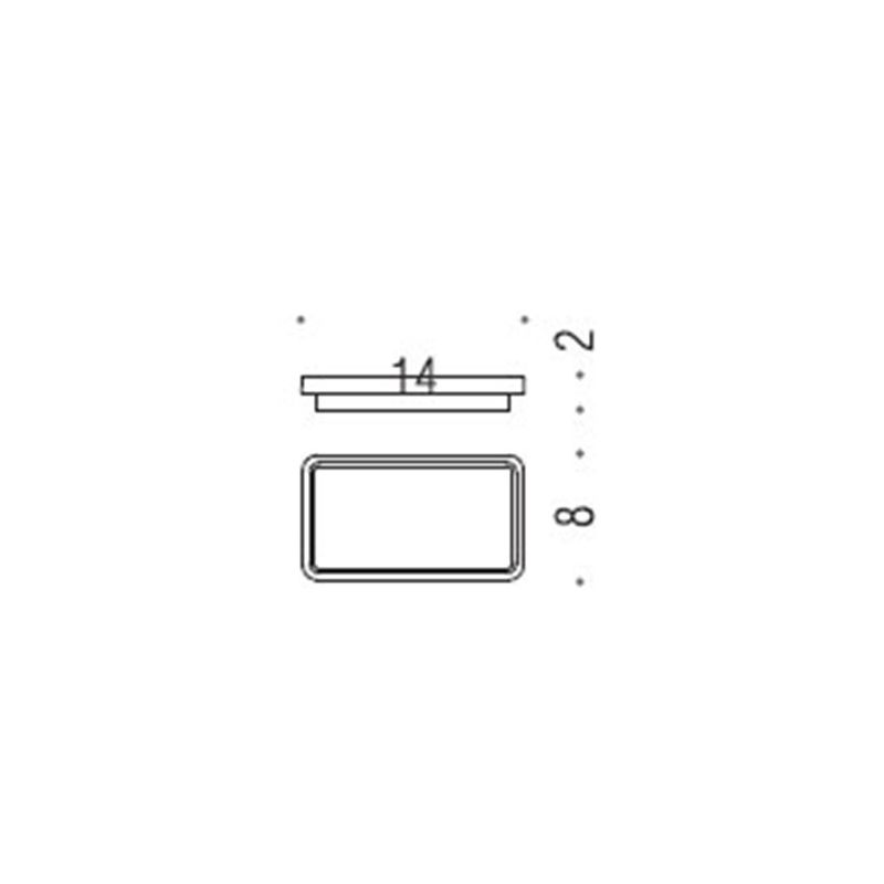 [SPARE PART] Glass for soap dish holder B7051 Colombo Design