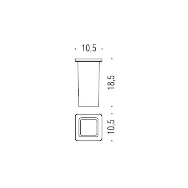 [Ricambio] Vetro per portascopino B7050 Colombo Design