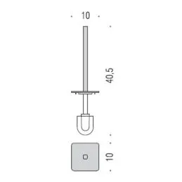 [SPARE PART] WC stick with brush B7058 Colombo Design
