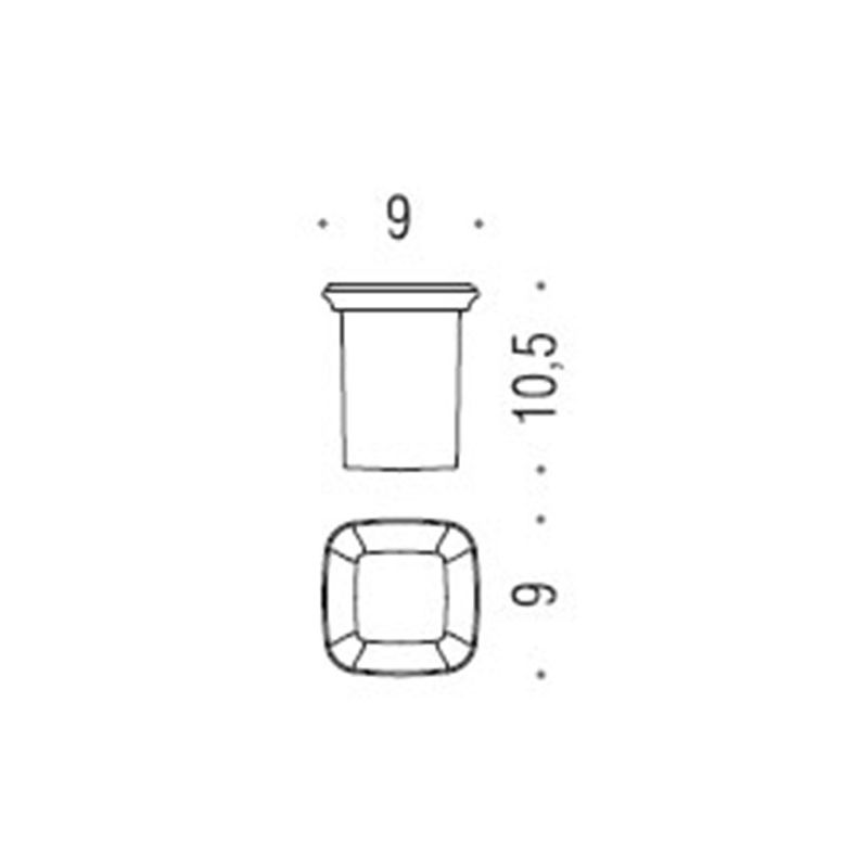 [SPARE PARTS] Glass B3252 Colombo Design