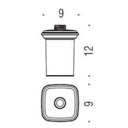 [Ricambio] Contenitore per spandisapone B9369 Colombo Design