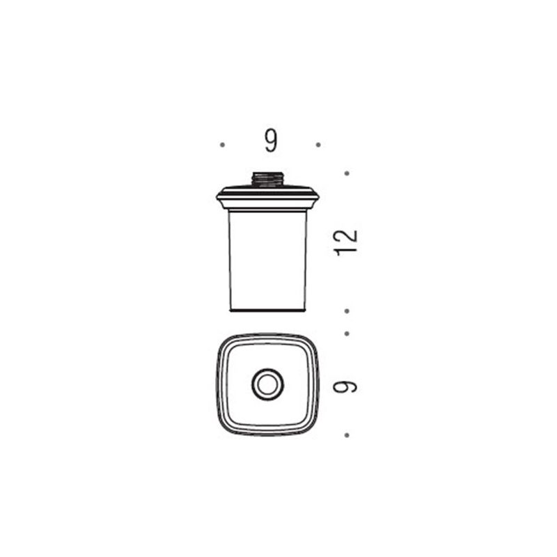 [Ricambio] Contenitore per spandisapone B9369 Colombo Design