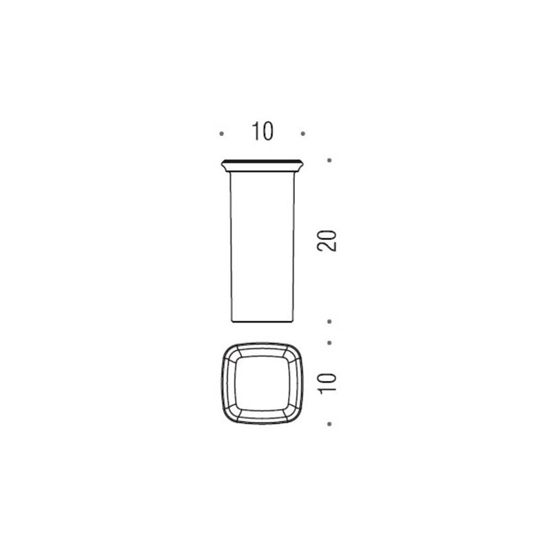 [Ricambio] Vetro per portascopino B3250 Colombo Design