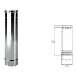 0.5 meter pipe CXT5 COAXIAL Inox Coaxial flue