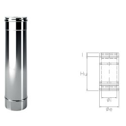 0.25 meter pipe CXT2 COAXIAL Inox Coaxial flue