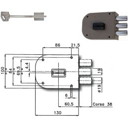 Lock apply CR 1800 Dual Map key