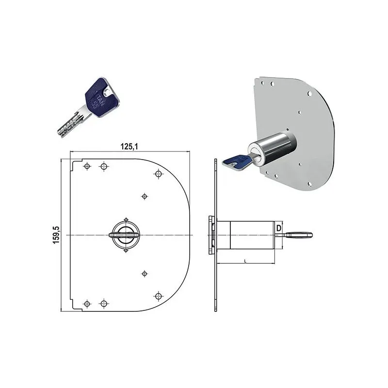 Spare pump unit K55 for CR lock (old type) Spare pump unit K55 for CR lock (old type)