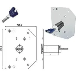 Spare pump unit K55 for CR lock (new type)