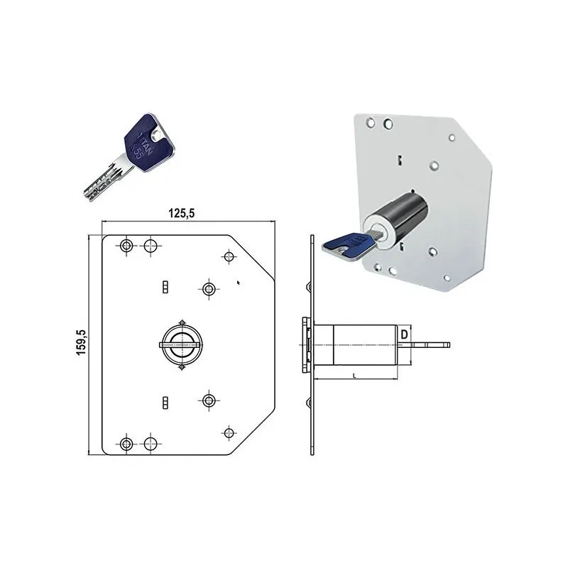 Spare pump unit K55 for CR lock (new type) Spare pump unit K55 for CR lock (new type)