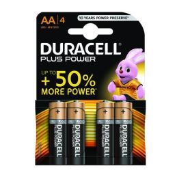 Duracell Plus MN1500 AA alkaline batteries Stylus (4-piece