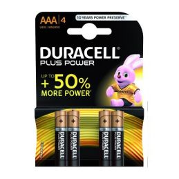 Duracell Plus MN2400 AAA MiniStilo alkaline batteries (4-piece