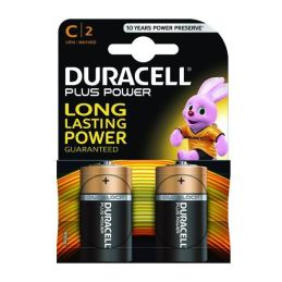 Pile alcaline Duracell Plus mn1400 C Mezza Torcia (blister 2