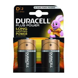 Pile alcaline Duracell Plus MN1300 D Torcia (blister 2 pezzi)