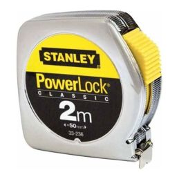 Flessometro a nastro cassa metallo cromata Stanley Powerlock®