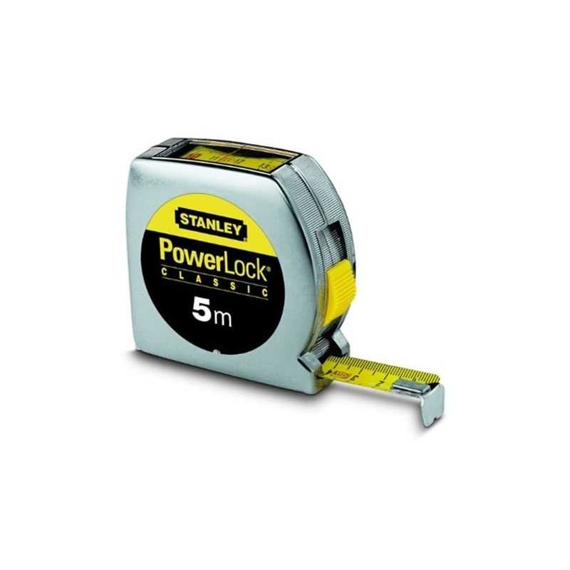 Flessometro a nastro cassa cromata Stanley Powerlock® LETTURA