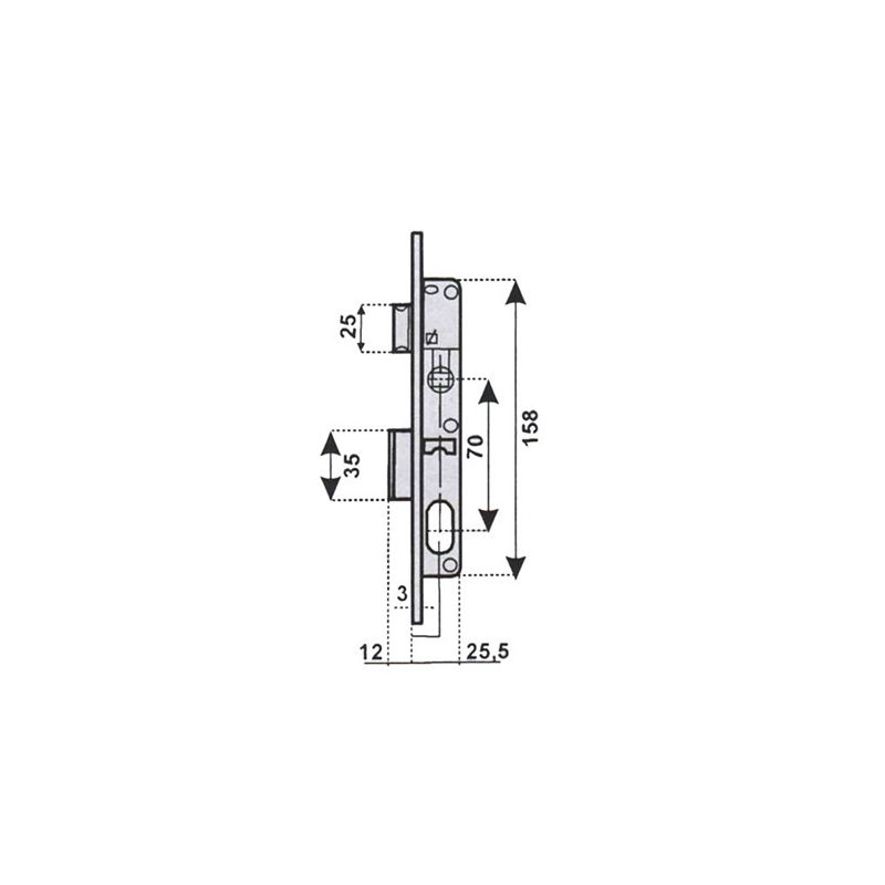 Corni 9200015 lock threaded by band