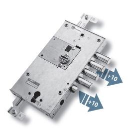 Serratura porta blindata Mottura 89.K597DR/SB plurisistema