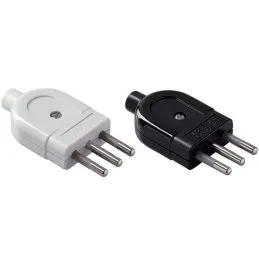 Spina 2P+T 10A 250V dritta
