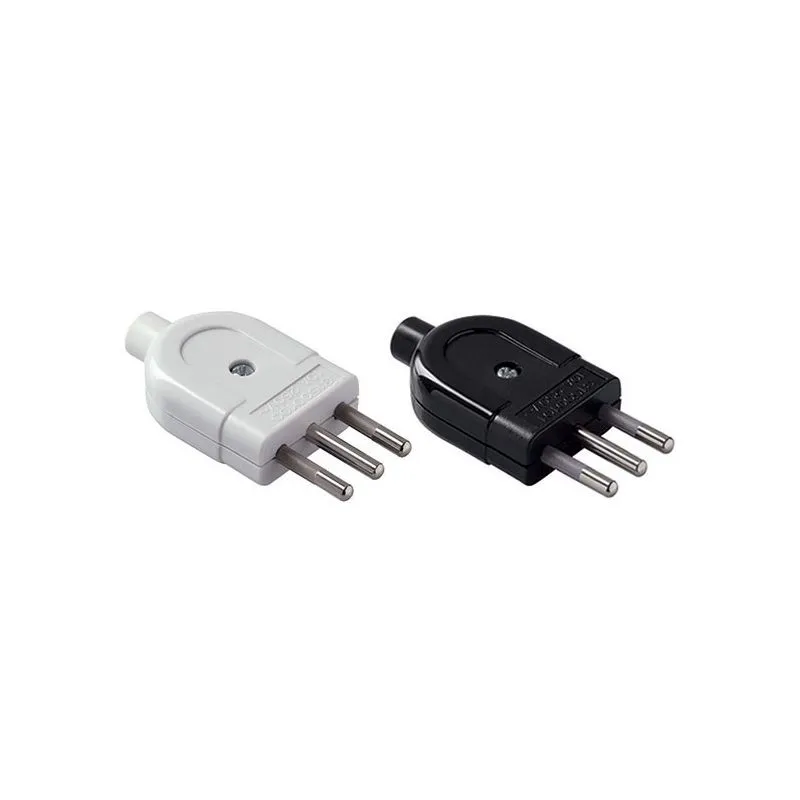 Spina 2P+T 10A 250V dritta