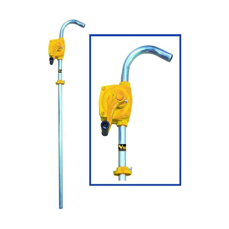 Manual rotary pump for fuel oil transfer drums Manual rotary pump for fuel oil transfer drums