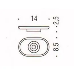 [Spare part] Glass for soap holder B2751