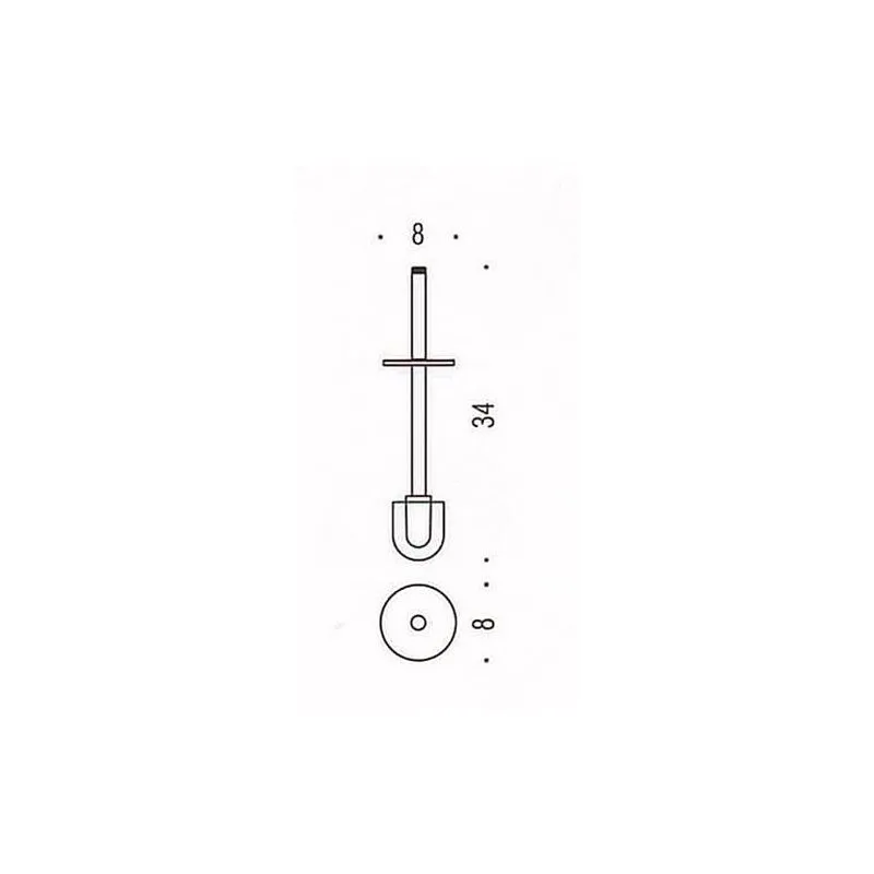 [Spare part] WC Stick with brush B2758