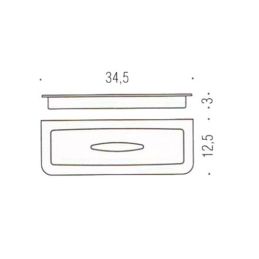 [Ricambio] Contenitore per portaspugna B6253 Colombo Design