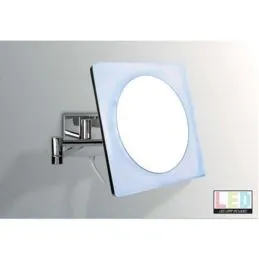 Specchio ingranditore (3x) con lampada Colombo Design B9756
