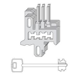 Replacement kit gorges CISA map 07590.01