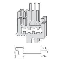 Kit ricambio gorges mappa CISA 07590.23