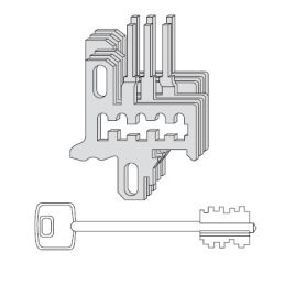 Kit ricambio gorges mappa CISA 07590.25