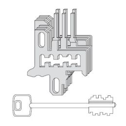 Replacement kit gorges CISA map 07590.26