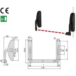 Cisa 59316.10 'Prestige' panic exit device