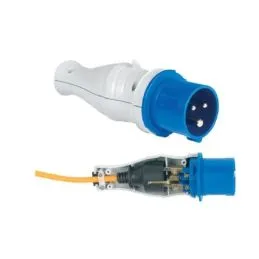 Adattatore CEE 2P+T 16A 250 V attacco Shuko 16A intern