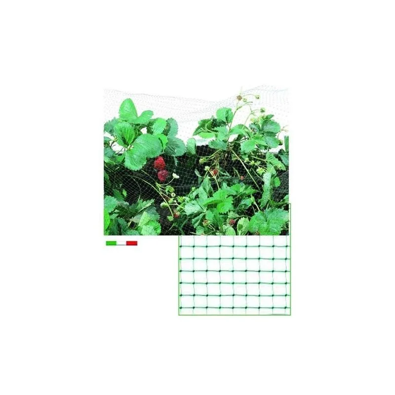 Rete antiuccelli in plastica 10x12 verde mt.10x2 Rete antiuccelli in plastica 10x12 verde mt.10x2