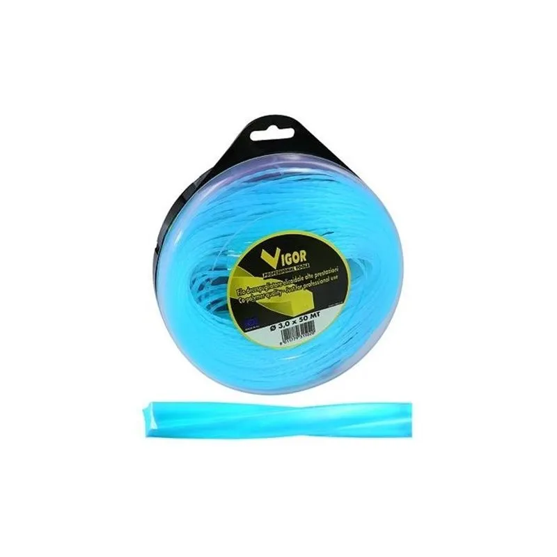Filo in nylon per decespugliatore Alluminio-S d.4.0mm 30 mtl.