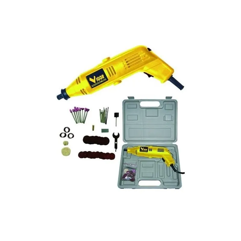 Mini drill Vigor VUM-40 230V suitcase 40 accessories
