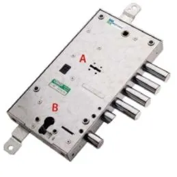 Serratura porta blindata Mottura 54.597 triplice 1/2g