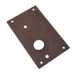 Piastra di rinforzo 188x315x2 al manganese per serrature