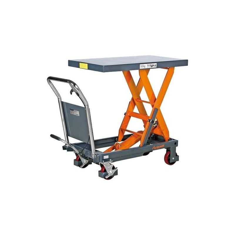 Piattaforma elevabile carrellata 500 kg UNICRAFT FHT500