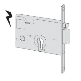 Cisa electric lock 14010 threaded for band h 82