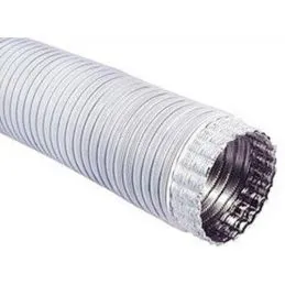 Tubo flessibile estendibile alluminio 14/10 bianco