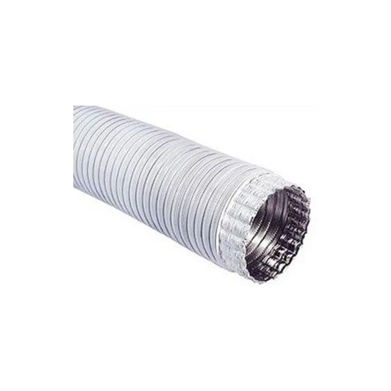 Tubo flessibile estendibile alluminio 14/10 bianco Tubo flessibile estendibile alluminio 14/10 bianco