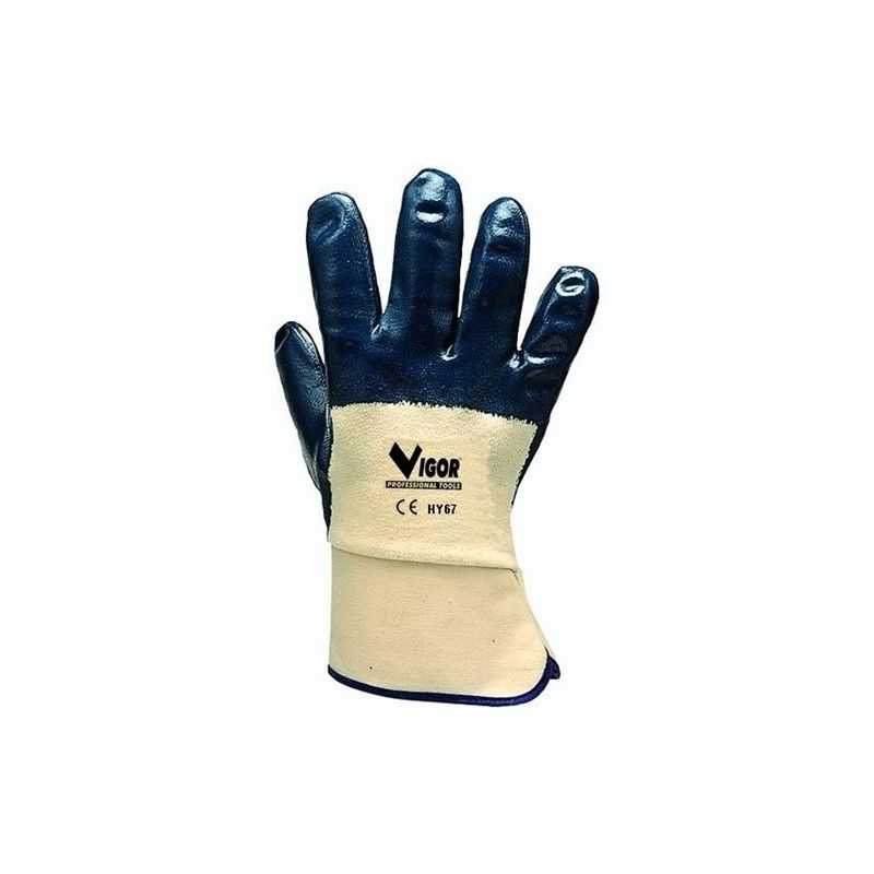 Guanti da lavoro VIGOR HY67 cotone / nitrile